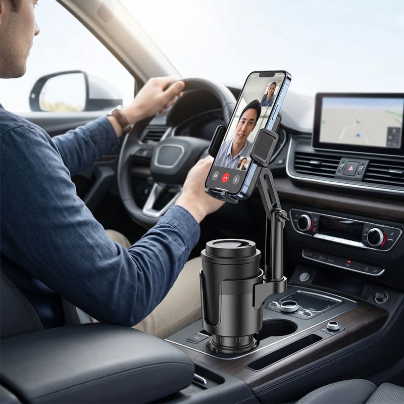Grip Duo – 2-in-1 Cup & Phone Holder – Flex & Stick for Epic Rides