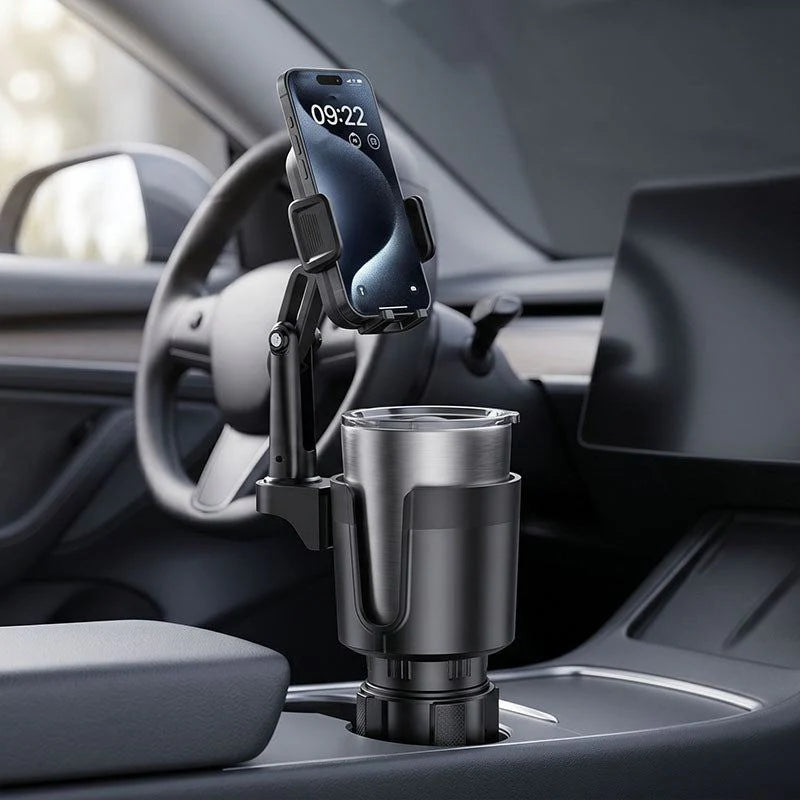 Grip Duo – 2-in-1 Cup & Phone Holder – Flex & Stick for Epic Rides