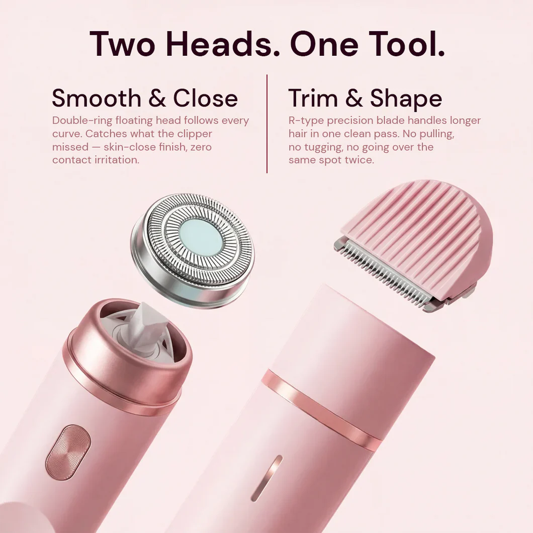 Silk Glide™ 2-in-1 Facial & Body Shaver